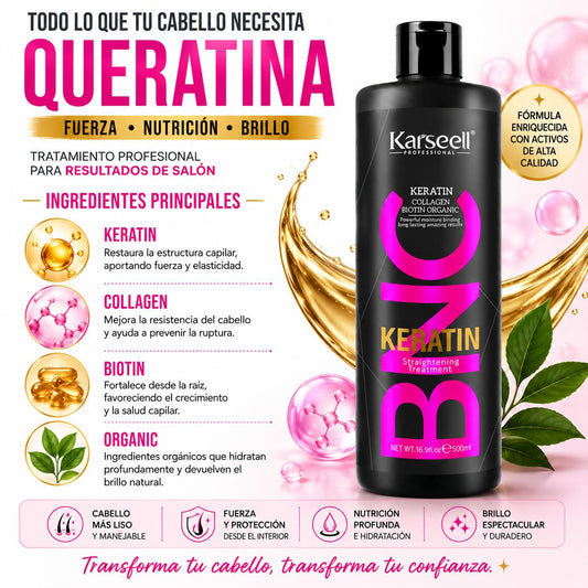 Queratina Alisadora BNC Sin Formol 500ml