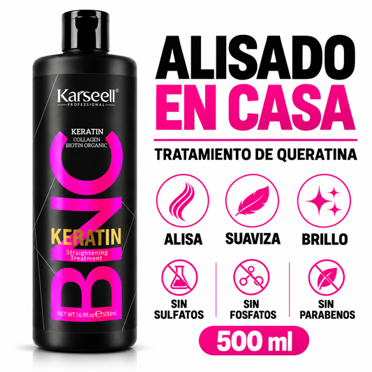 Queratina Alisadora BNC Sin Formol 500 ml