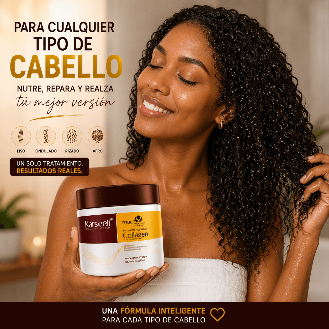 Mascarilla Capilar de Colágeno Formato Viaje 100ml