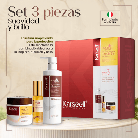 Haarreparatur-Paket Kollagenmaske 500ml + Shampoo 500ml