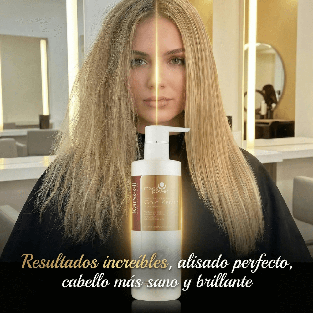 Gold Maca Essence Glättungs-Keratin
