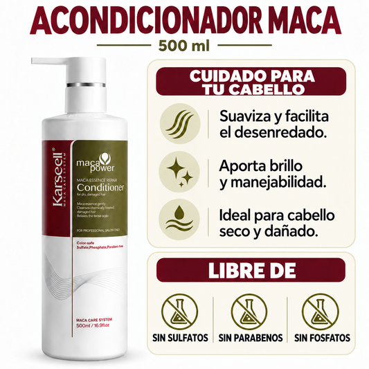 Acondicionador Reparador Maca Essence 500 ml