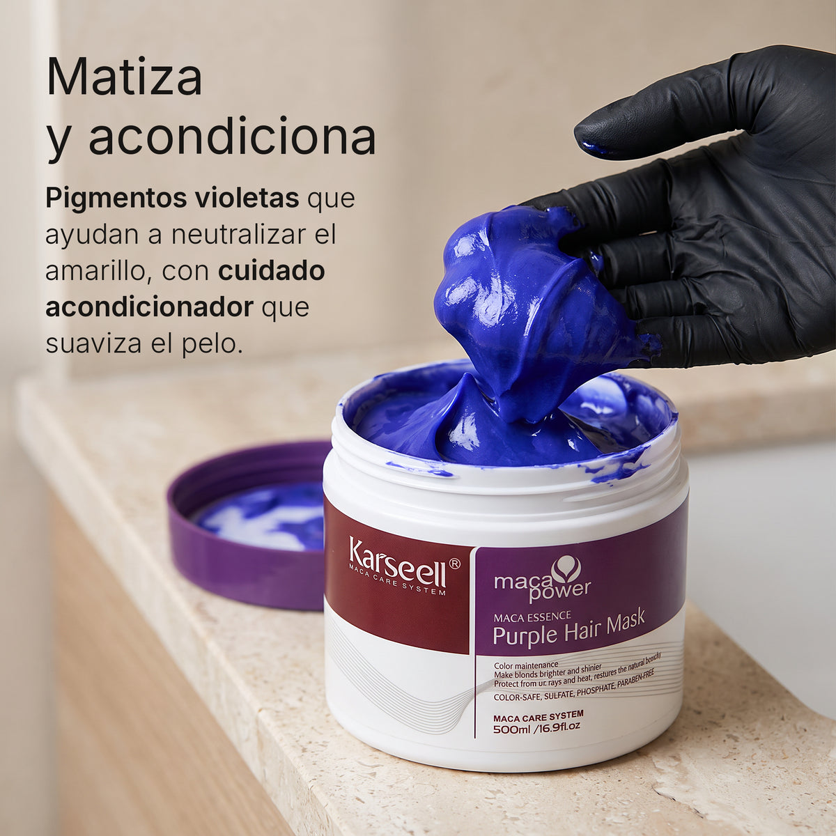 Mascarilla Capilar Violeta 500 ml — foto 5