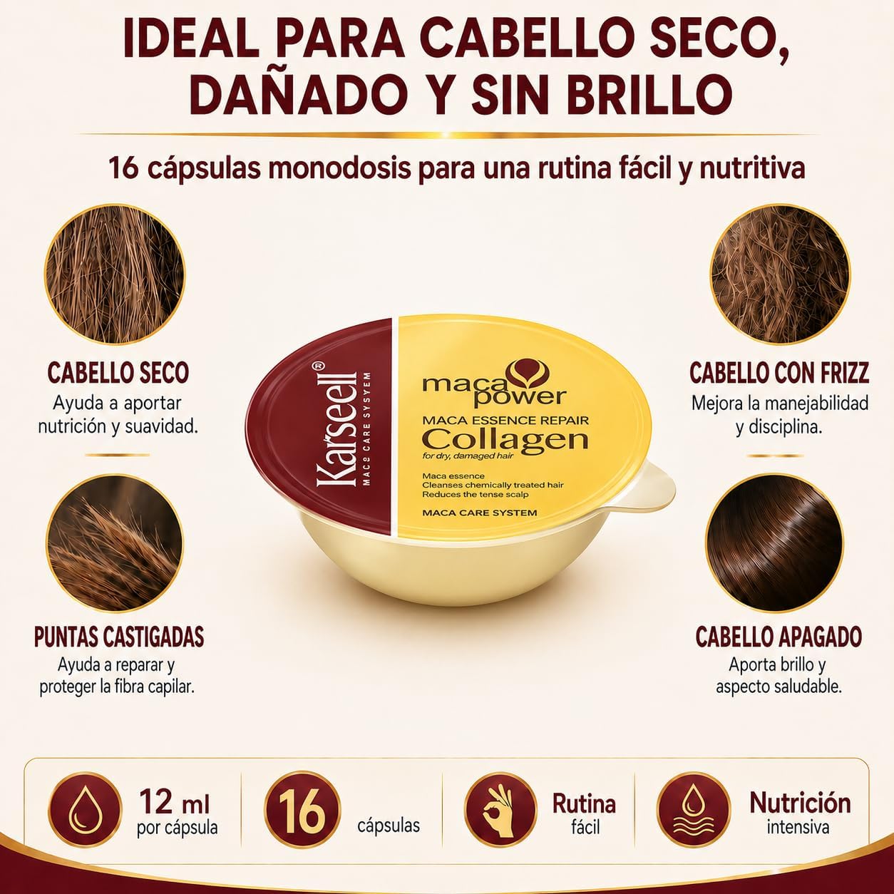 Pack 16 Mascarillas Colágeno Monodosis 16x12ml
