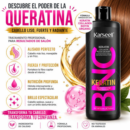 Queratina Alisadora BNC Sin Formol 500ml