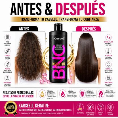 Queratina Alisadora BNC Sin Formol 500ml