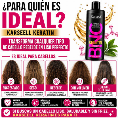 Queratina Alisadora BNC Sin Formol 500ml