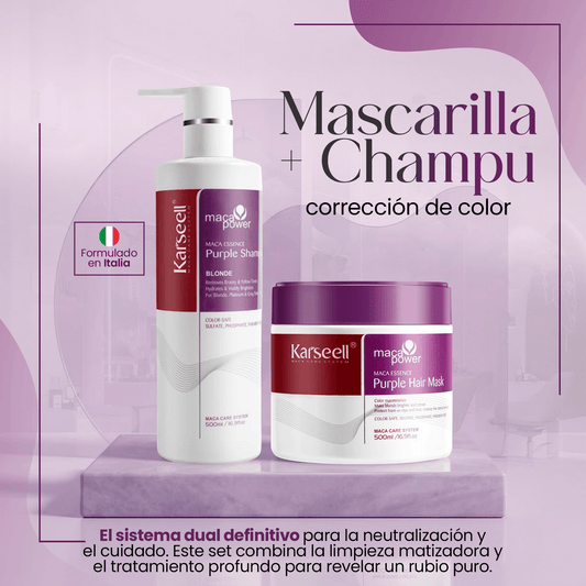 Paket Violette Maske 500ml + Violett Shampoo 500ml