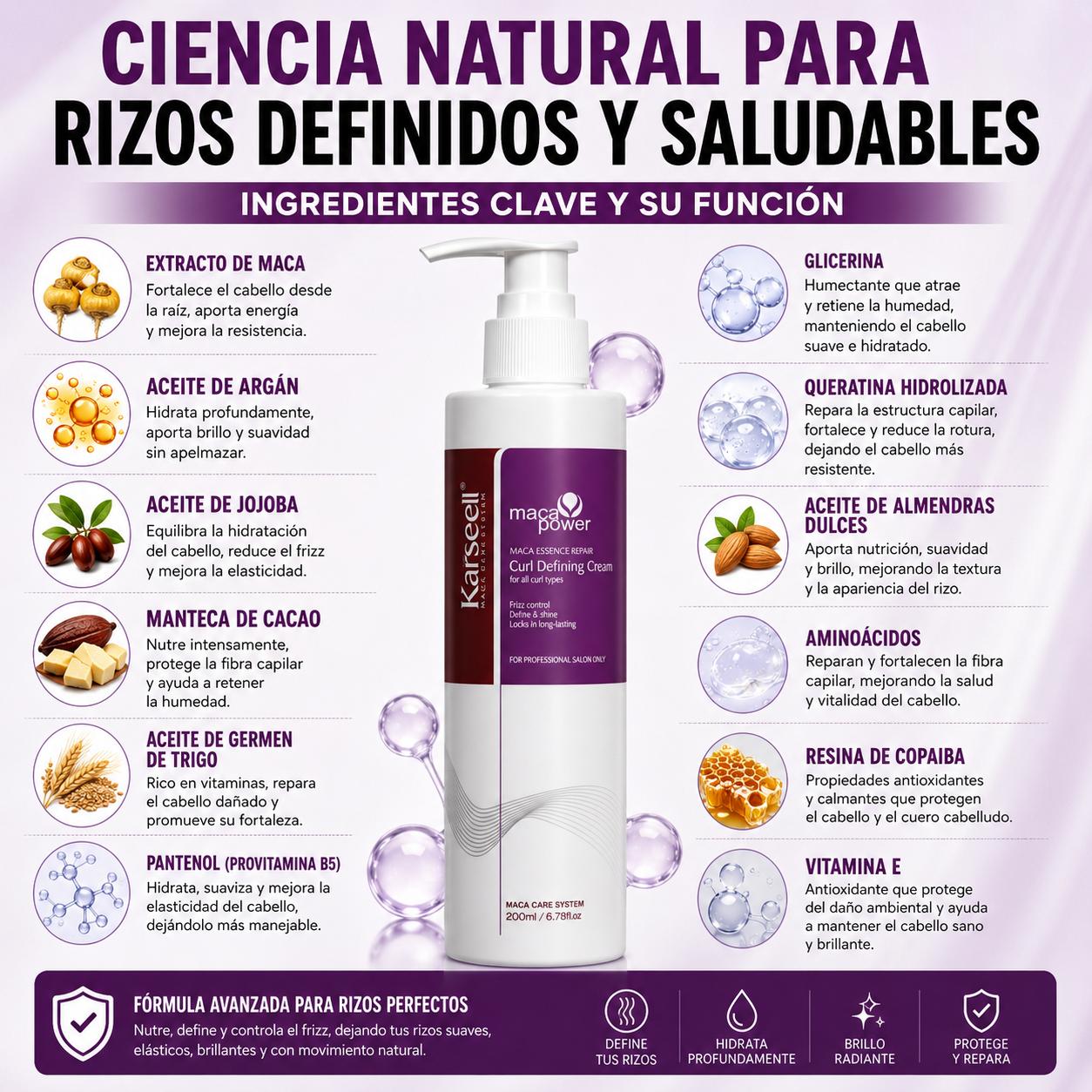 Crema Definidora de Rizos 200ml
