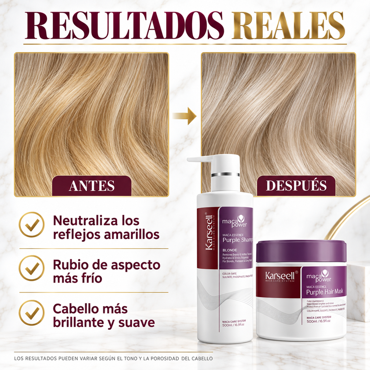Pack Mascarilla Violeta 500 ml + Champú Violeta 500 ml