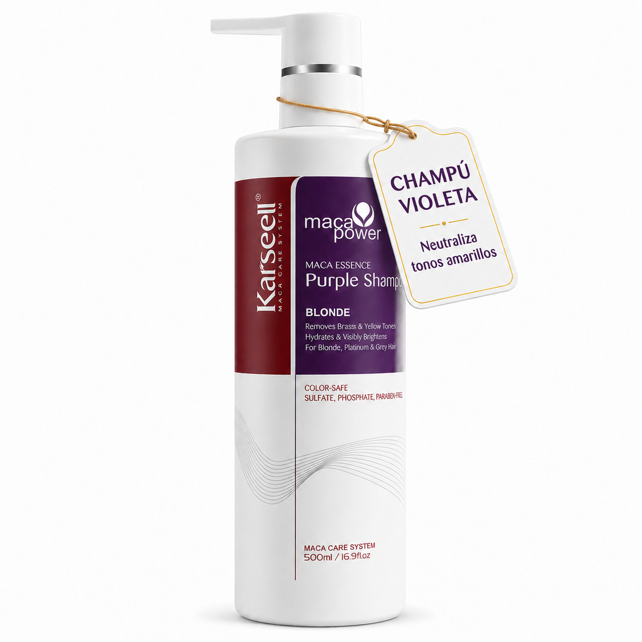 Pack mascarilla violeta 500ml + champú violeta 500ml