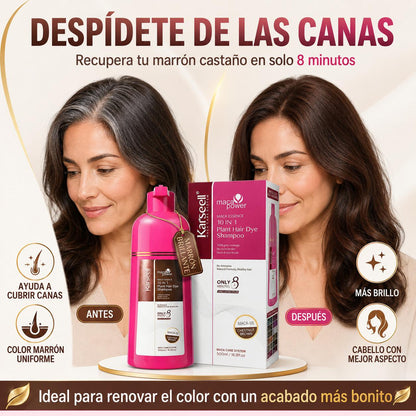 Champú Tinte Castaño Natural Chestnut Brown 500ml