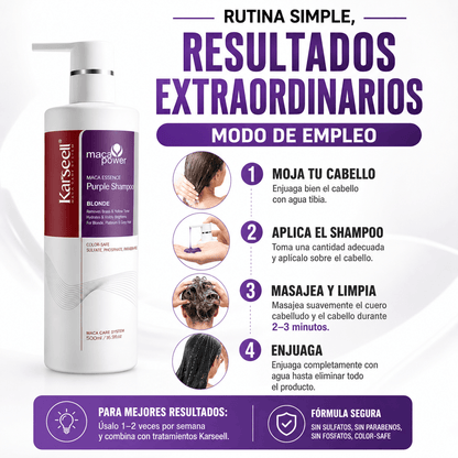 Shampoo viola tonalizzante professionale [500ml]