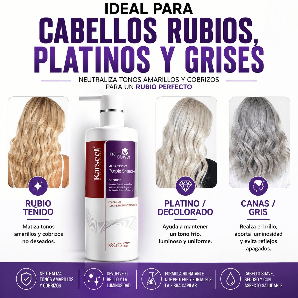 Shampoo viola tonalizzante professionale [500ml]