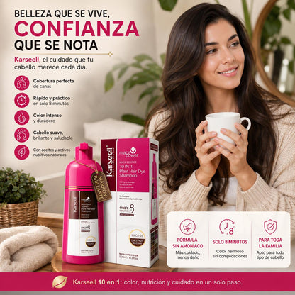 Champú Tinte Castaño Natural Chestnut Brown 500ml