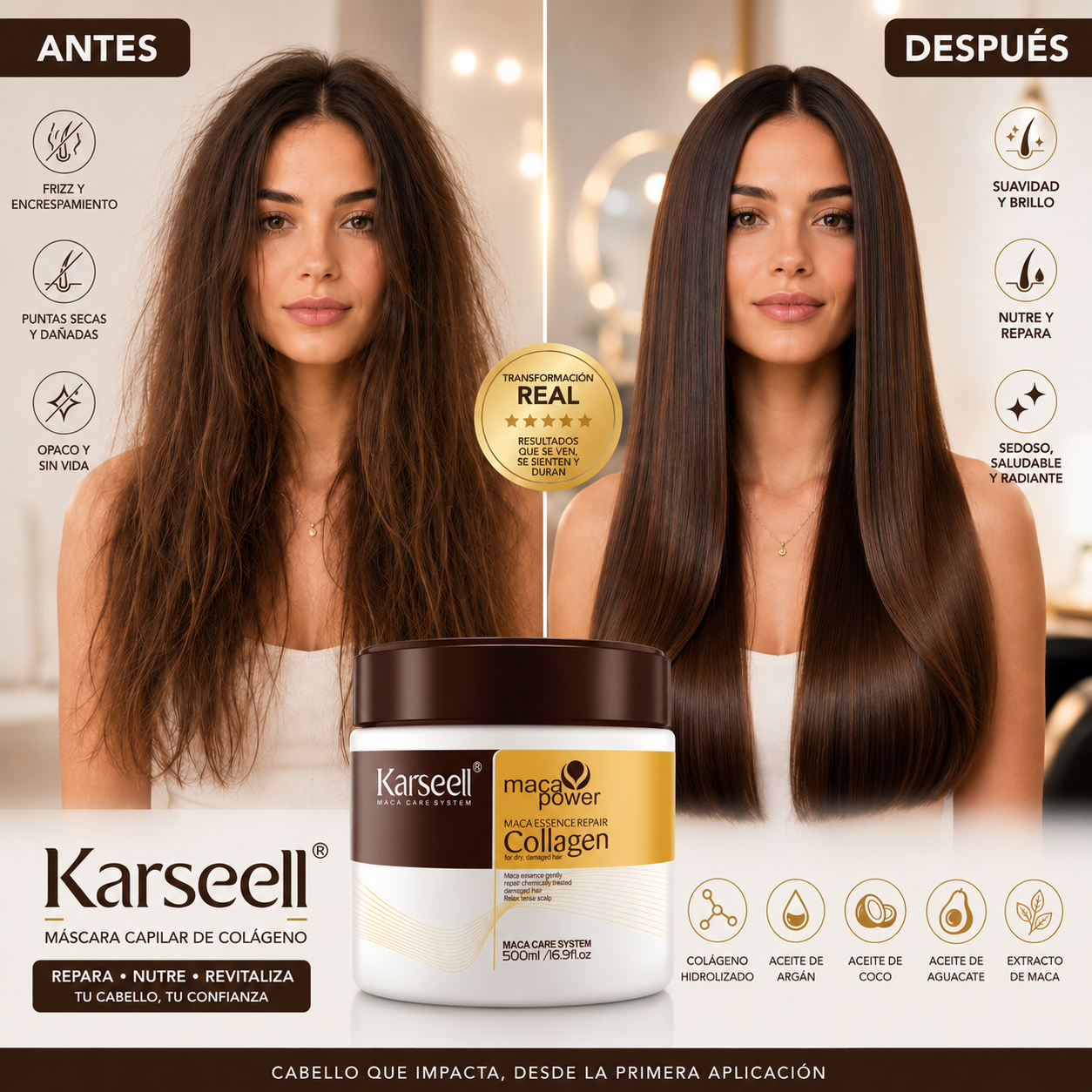Mascarilla Capilar de Colágeno 500ml