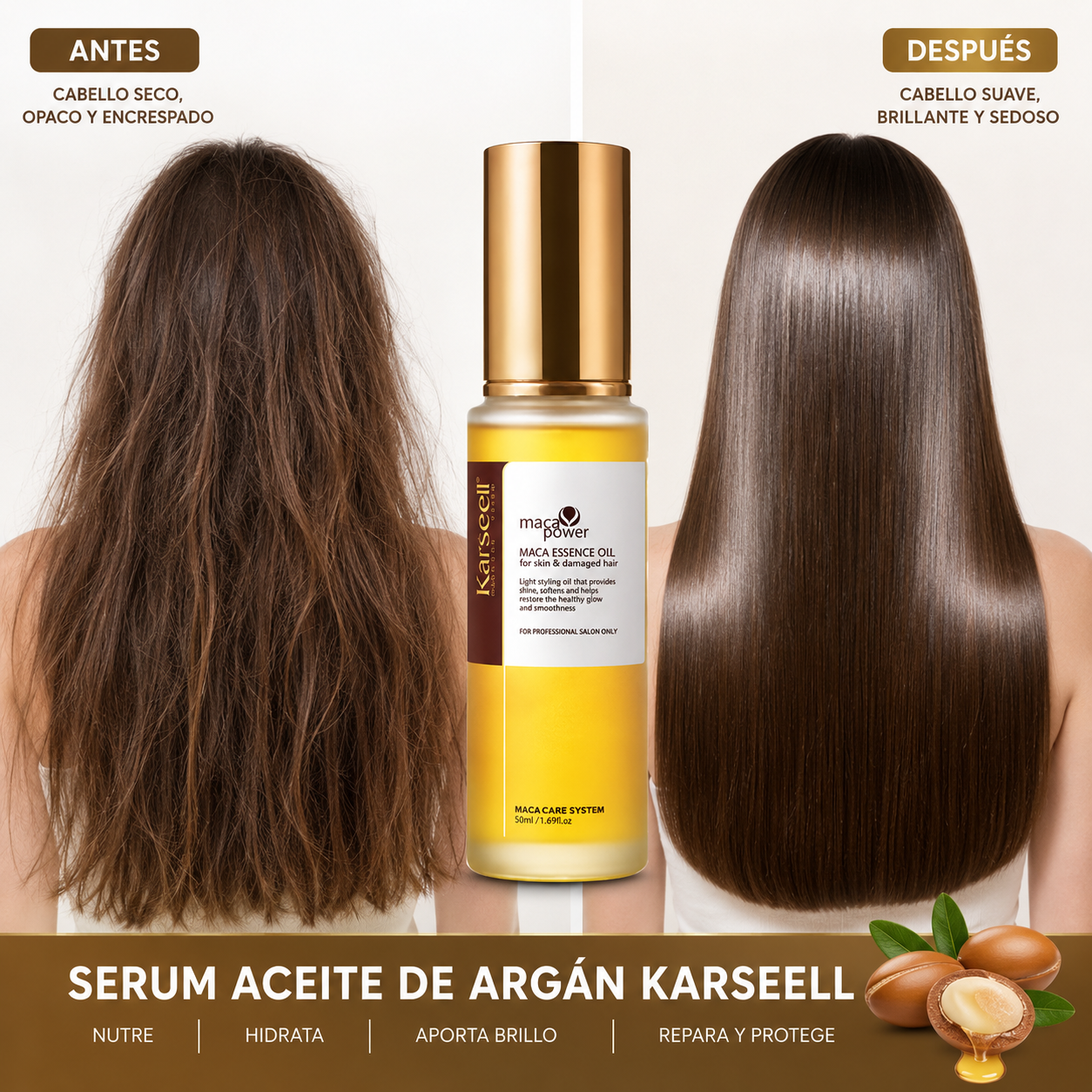 Sérum Capilar Profesional de Aceite de Argán 50ml