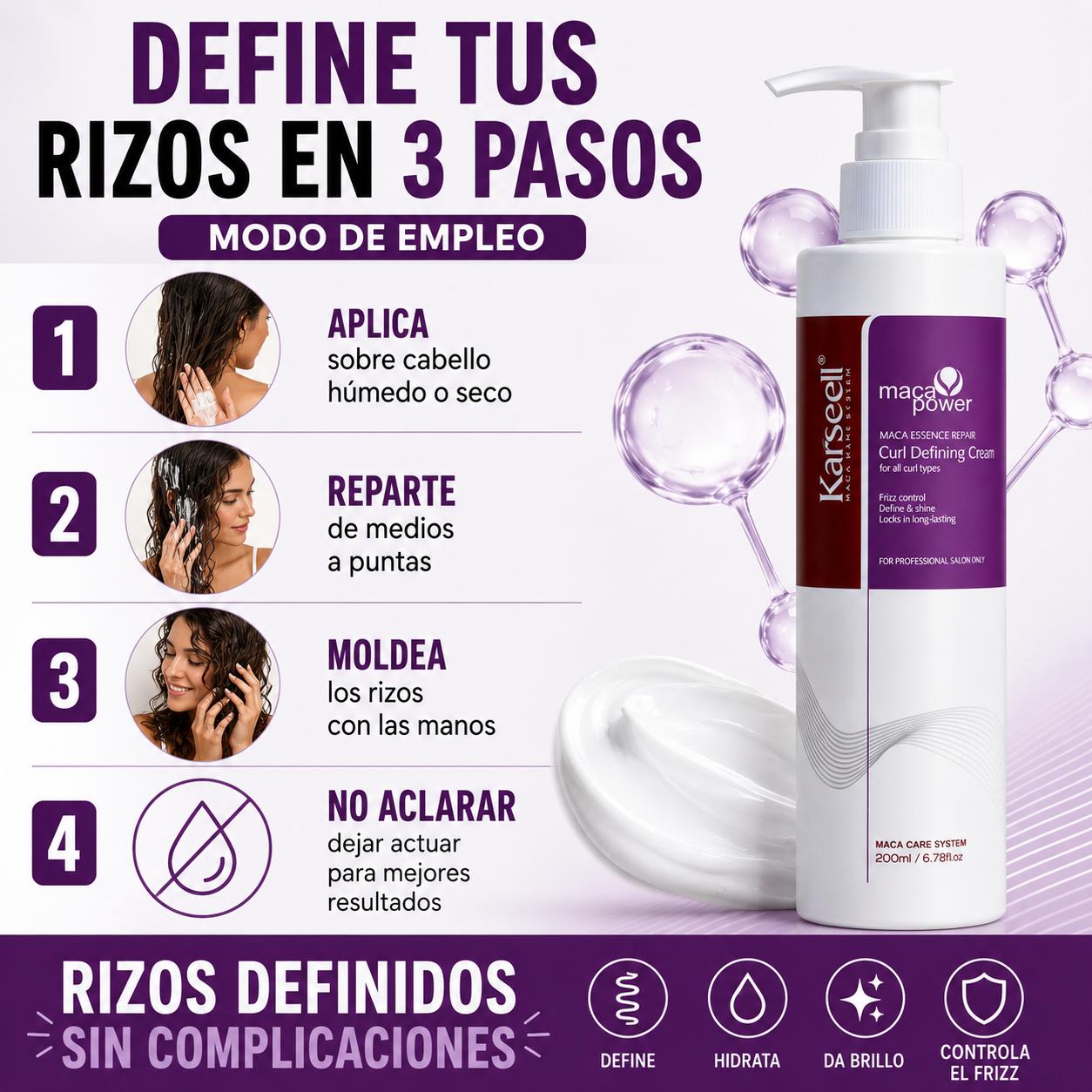 Crema Definidora de Rizos 200ml