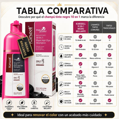 Champú Tinte Negro Natural 500ml