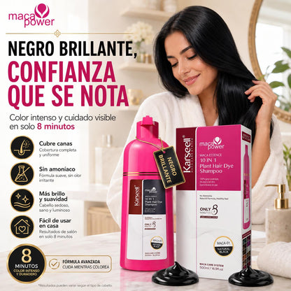 Champú Tinte Negro Natural 500ml