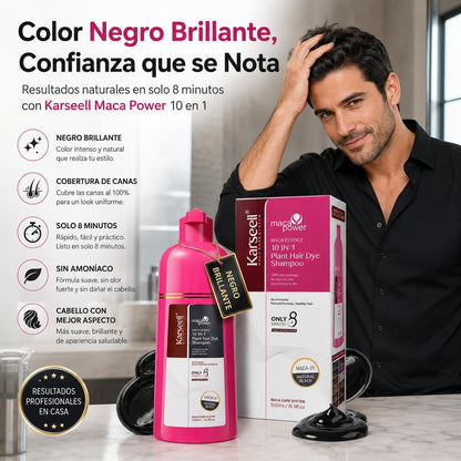 Champú Tinte Negro Natural 500ml