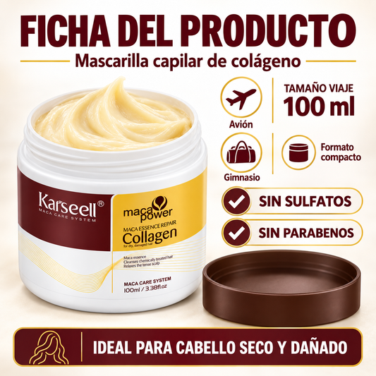 Mascarilla Capilar de Colágeno 100 ml
