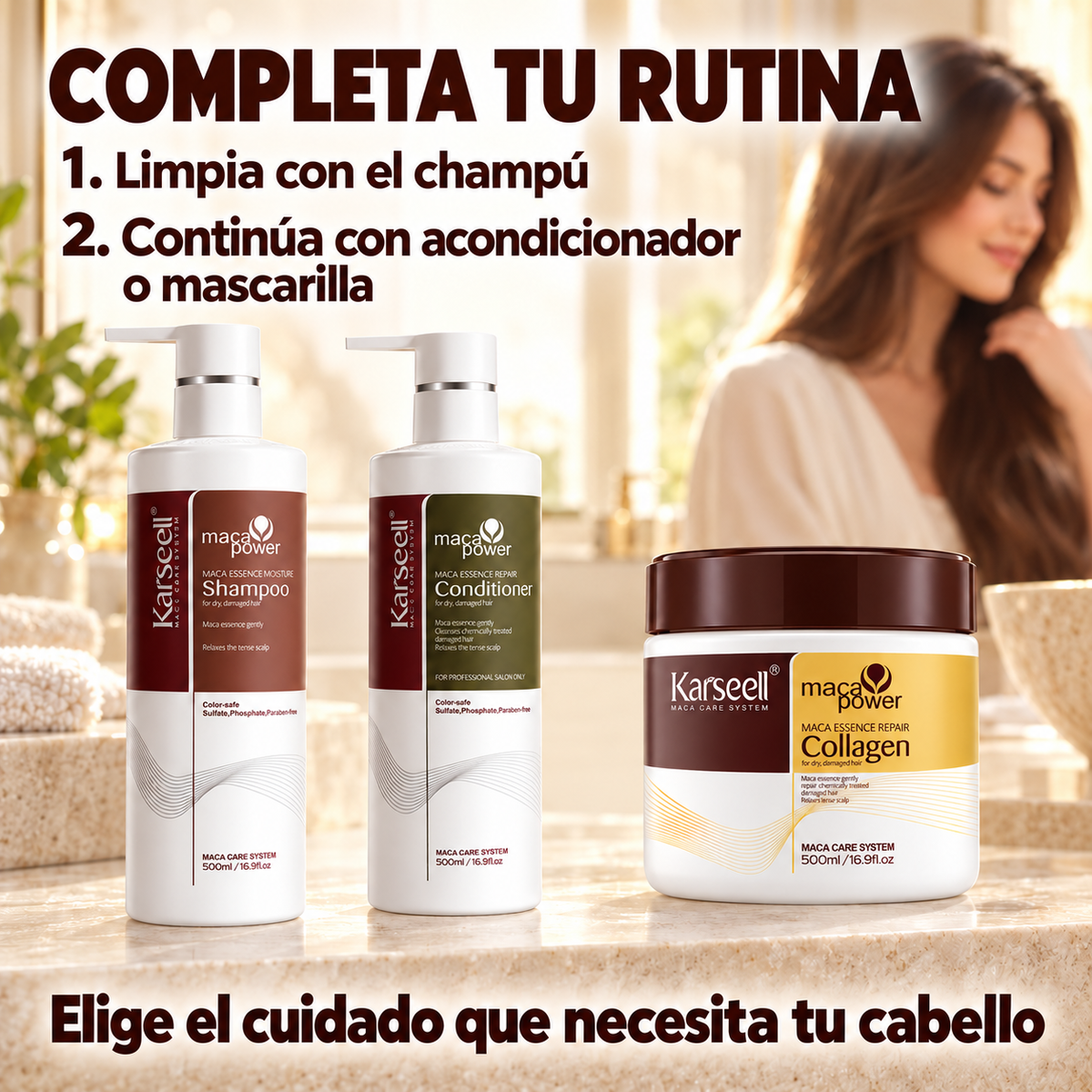 Champú Hidratante Maca Essence 500 ml