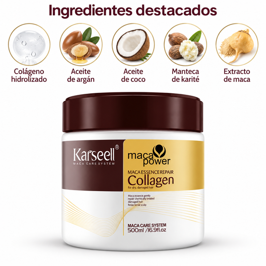 KARSEELL Mascarilla Capilar de Colágeno 500 ml