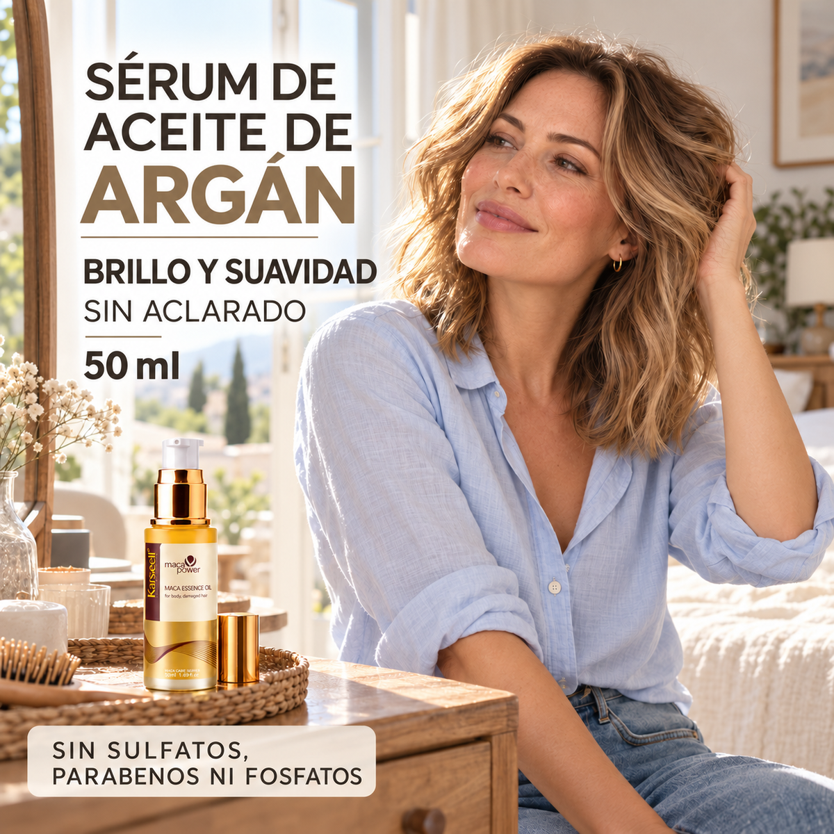 Sérum Capilar de Aceite de Argán 50 ml