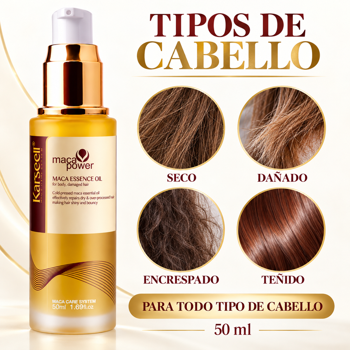 Sérum Capilar de Aceite de Argán 50 ml