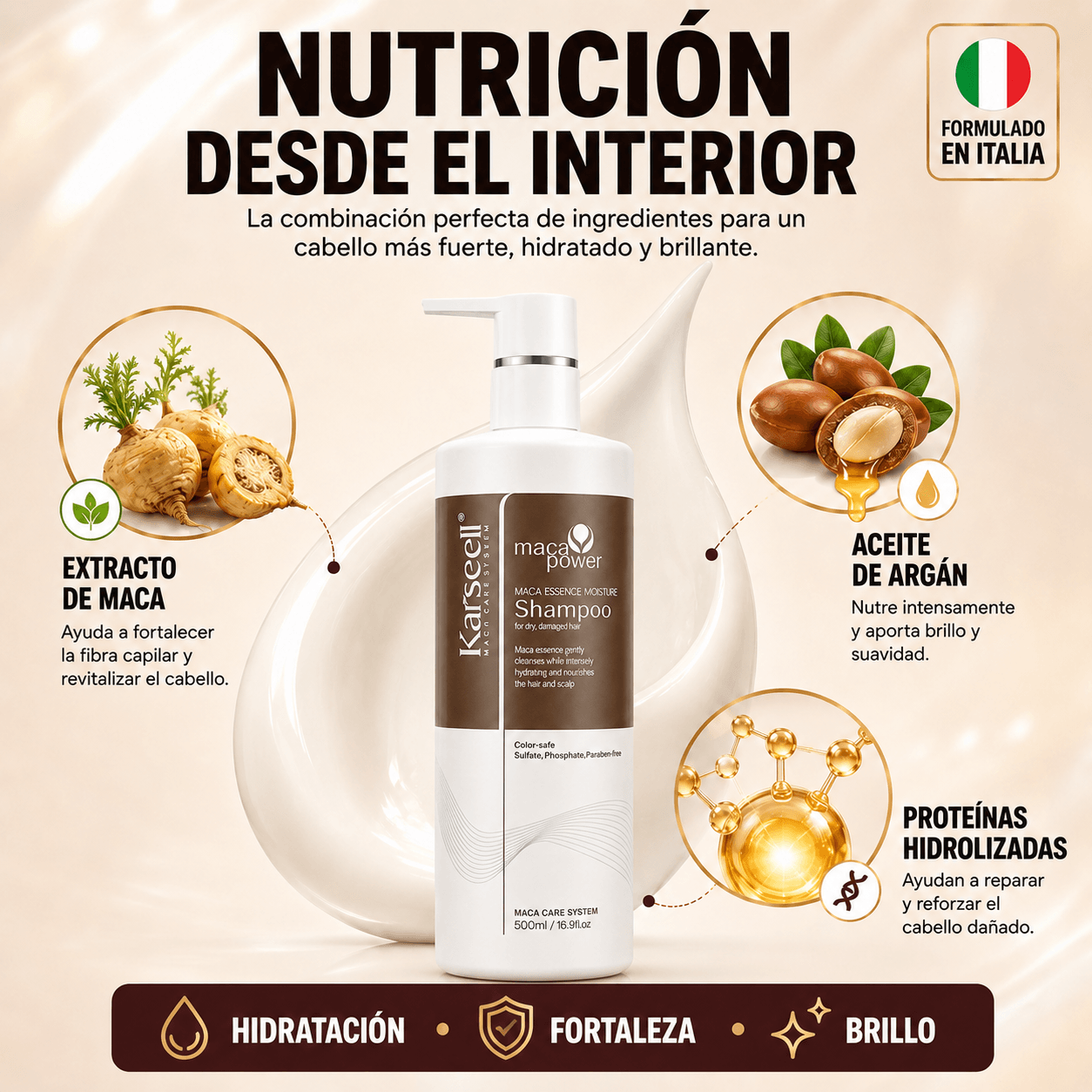 Feuchtigkeitsspendendes Reparatur-Shampoo [500ml]