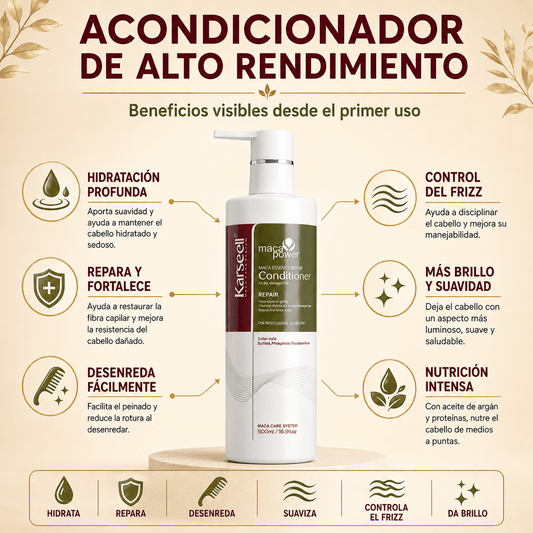 Acondicionador reparador maca care