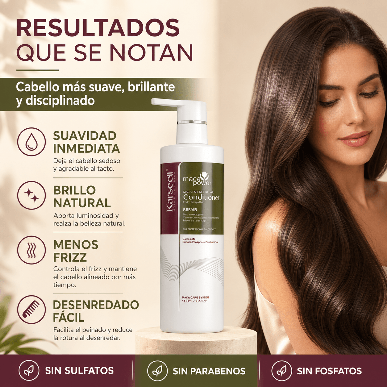 Pack champú hidratante + acondicionador reparador 500ml