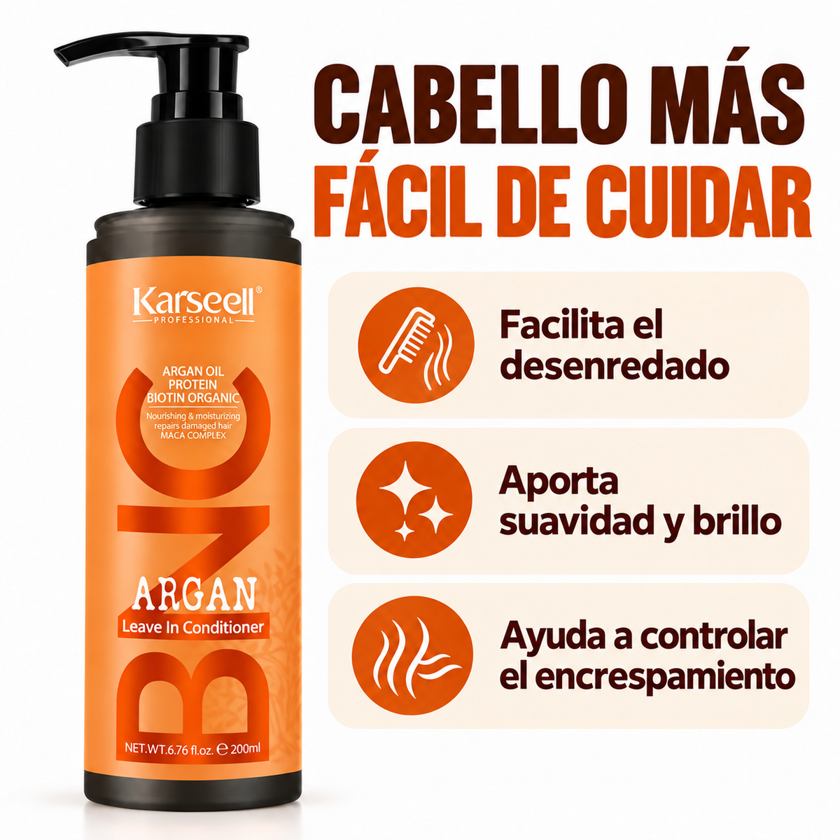 Acondicionador BNC Sin Aclarado Leave-In 200 ml