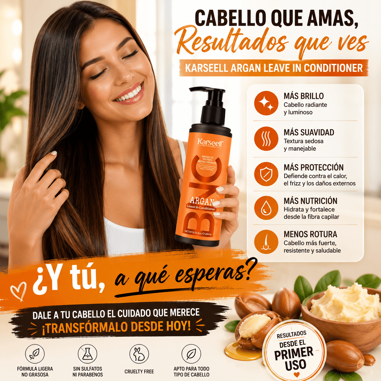 Bnc acondicionador sin aclarado leave in capilar [200ml]