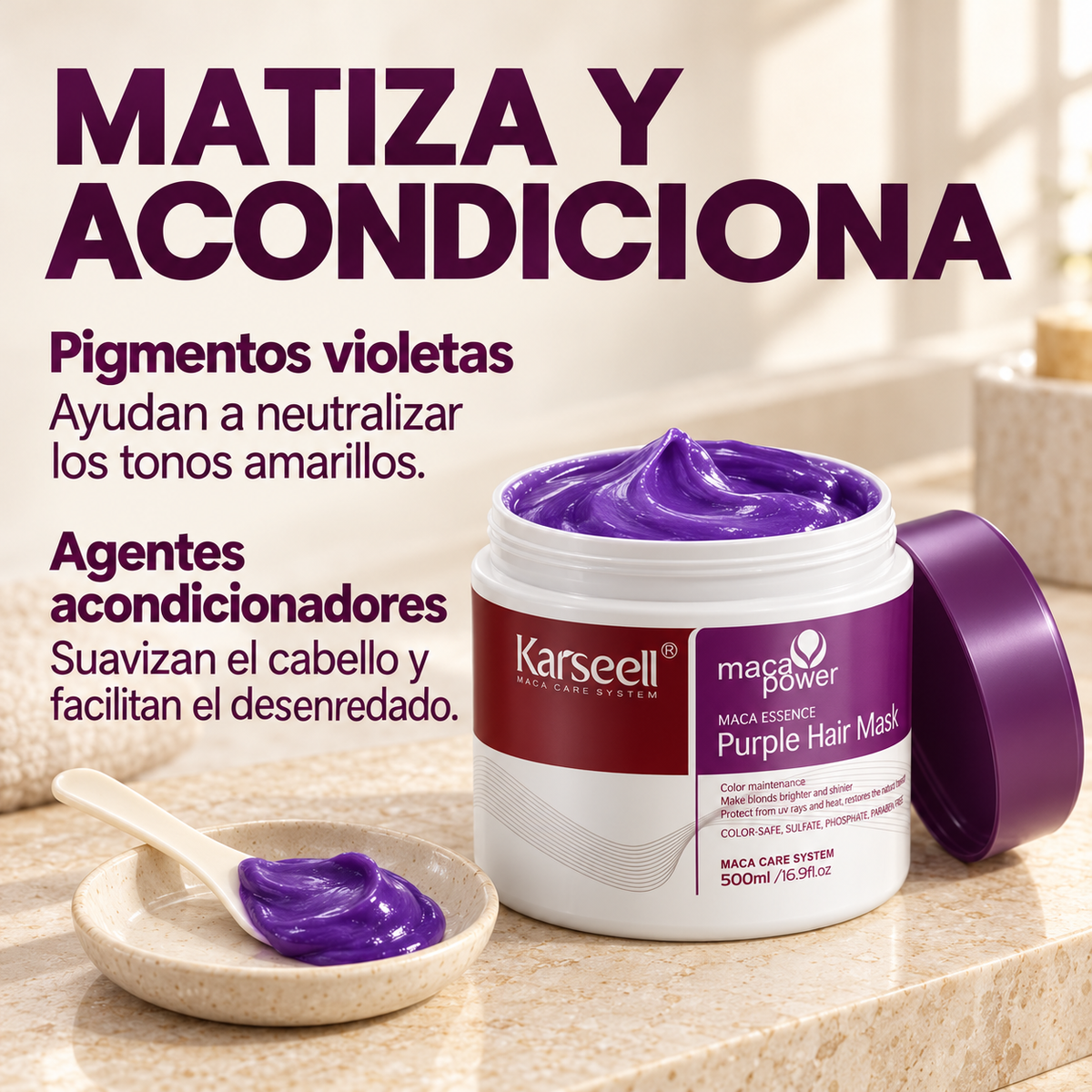 Mascarilla Capilar Violeta 500 ml