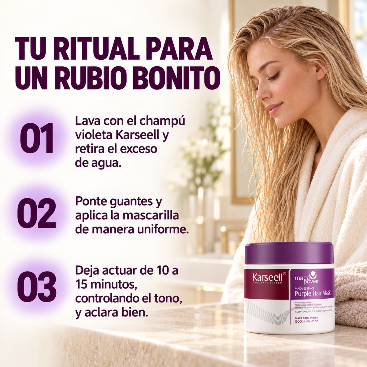 Mascarilla Capilar Violeta 500 ml