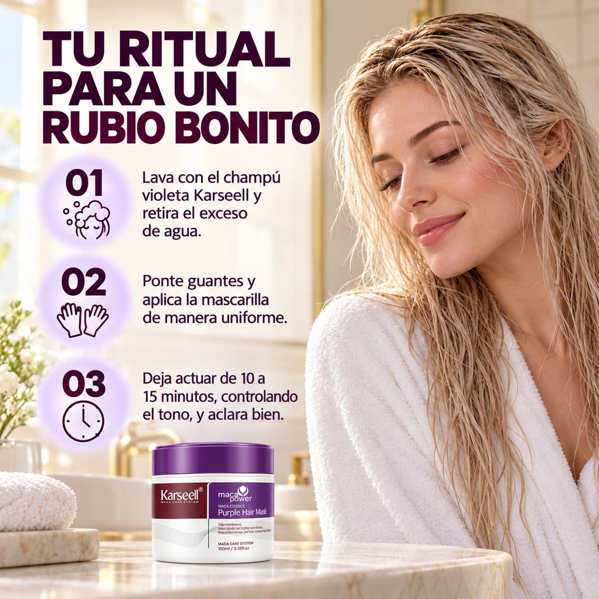 Mascarilla Capilar Violeta 100 ml
