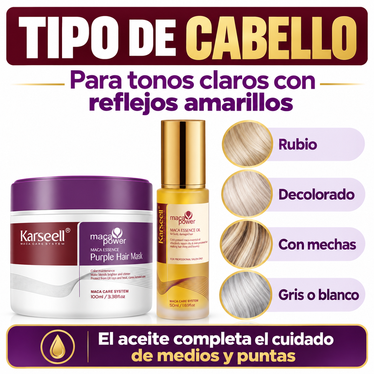 Pack Mascarilla Violeta 100 ml + Sérum de Aceite de Argán 50 ml