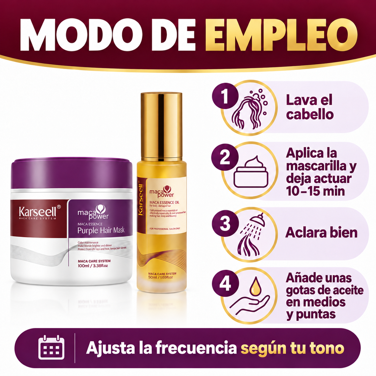 Pack Mascarilla Violeta 100 ml + Sérum de Aceite de Argán 50 ml