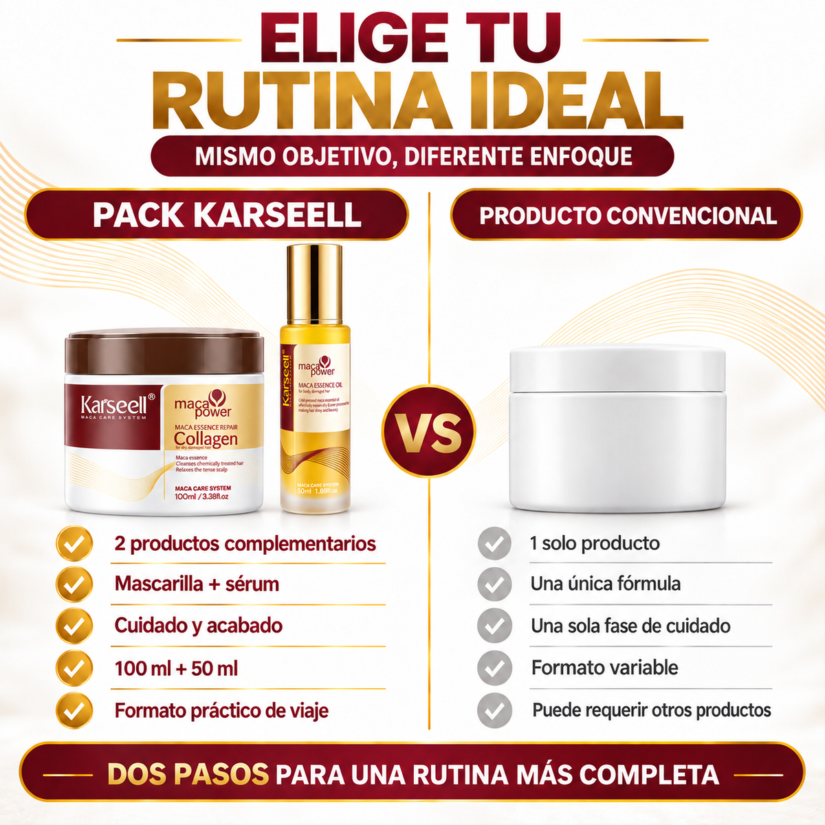 Pack Mascarilla de Colágeno 100 ml + Sérum de Aceite de Argán 50 ml