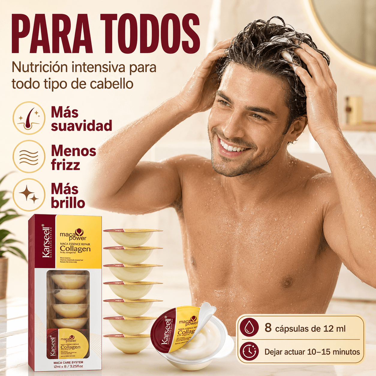Mascarilla Capilar de Colágeno [Monodosis 12ml]