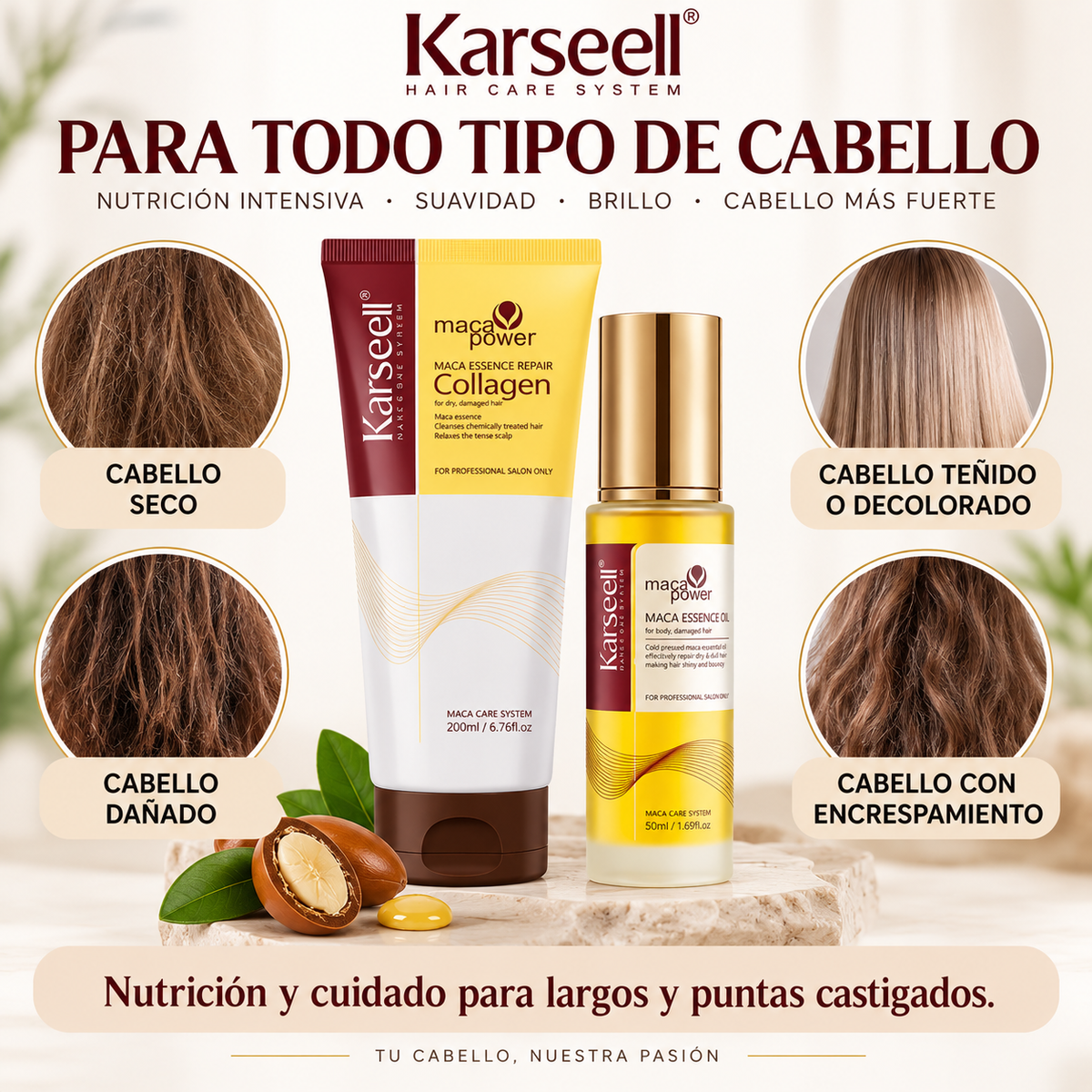 Pack Mascarilla Colágeno 200 ml + Sérum de Aceite de Argán 50 ml
