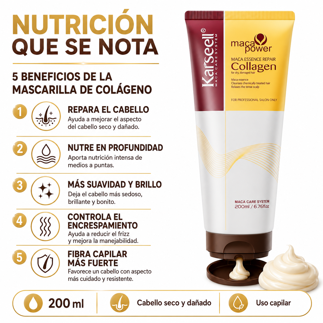Maschera Capelli al Collagene [200ml]