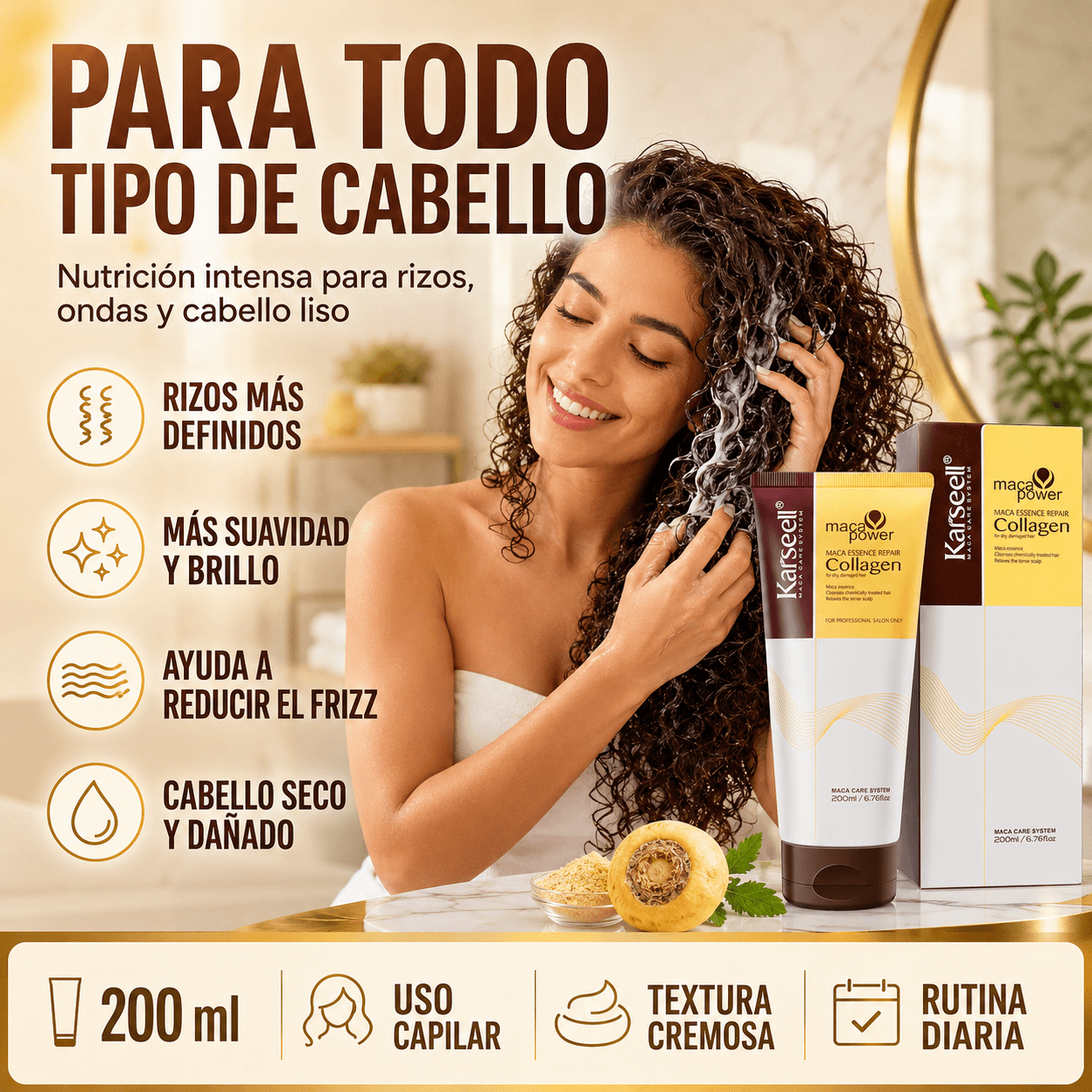 Maschera Capelli al Collagene [200ml]