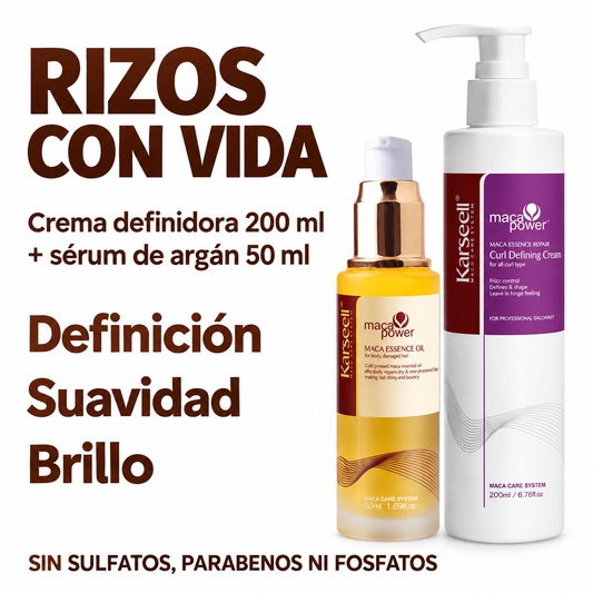 Confezione Crema Definizione Riccio + Siero Olio di Argan