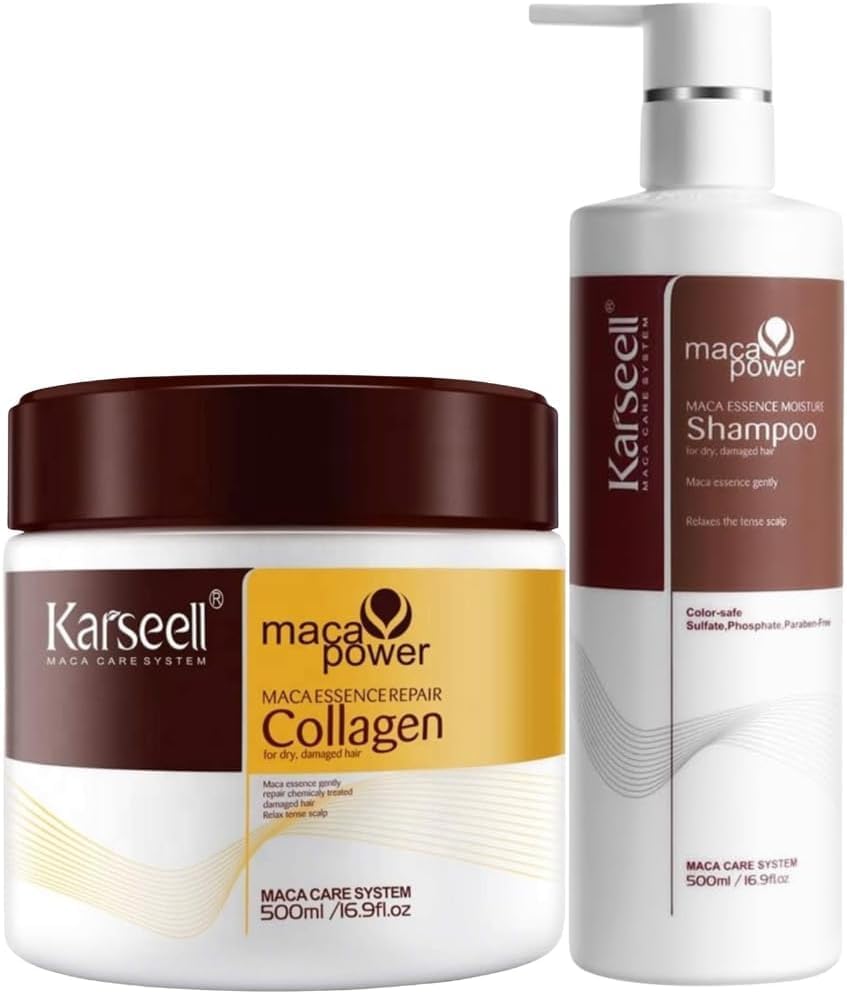 Pack Mascarilla Colágeno 500ml + Champú Maca 500ml