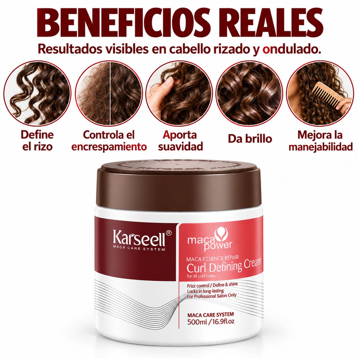 Mascarilla Capilar Definidora de Rizos 500 ml