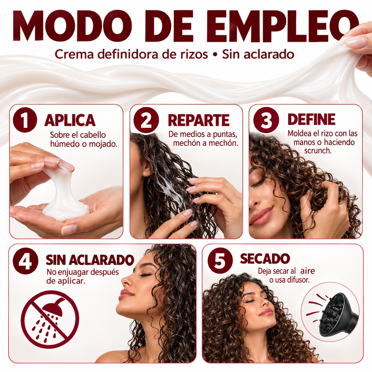 Mascarilla Capilar Definidora de Rizos 500 ml