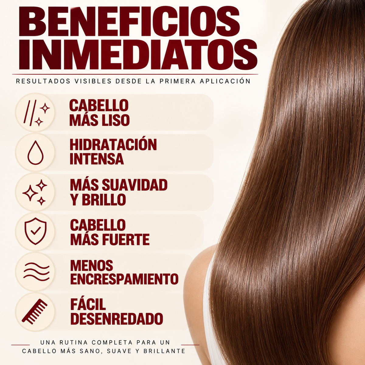 Kit de Alisado Profesional con Queratina – Hasta 12 Semanas